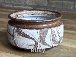 Joel Edwards California Studio Art Pottery Vessel Bowl Planter Vtg Design Mcm