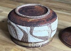 Joel Edwards California Studio Art Pottery Vessel Bowl Planter Vtg Design Mcm