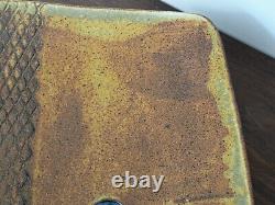Joel Edwards California Studio Art Pottery Vessel Bowl Tray Vtg Contemporary Mcm