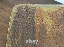 Joel Edwards California Studio Art Pottery Vessel Bowl Tray Vtg Contemporary Mcm