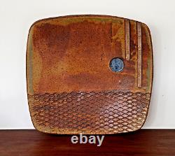 Joel Edwards California Studio Art Pottery Vessel Bowl Tray Vtg Contemporary Mcm