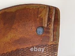 Joel Edwards California Studio Art Pottery Vessel Bowl Tray Vtg Contemporary Mcm
