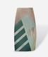 John Bergen Studio Art Vase 13.5 Modernist Retro Abstract 1989 Signed Rare