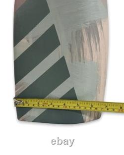 John Bergen Studio Art Vase 13.5 Modernist Retro Abstract 1989 Signed Rare