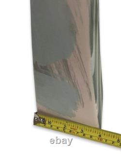 John Bergen Studio Art Vase 13.5 Modernist Retro Abstract 1989 Signed Rare