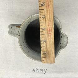 John Fassbinder Signed Studio Pottery Pitcher 7.5 in Vintage 70s Ceramic