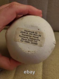 John & Jan Mullin Studio Pottery Bird in cracked Egg Very Collectable
