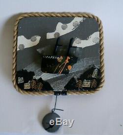 John Maltby Automata vintage seascape extremely rare version of swing boat