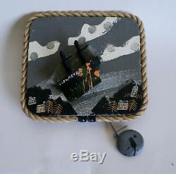 John Maltby Automata vintage seascape extremely rare version of swing boat