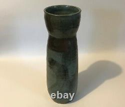 John Mason California Studio Stoneware Pottery Signed Glazed Vase 1950s