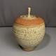 Jonathan Kaplan 1984 Signed Studio Pottery Stoneware Lidded Jar 8.5 Vintage