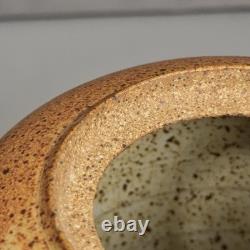 Jonathan Kaplan 1984 Signed Studio Pottery Stoneware Lidded Jar 8.5 Vintage