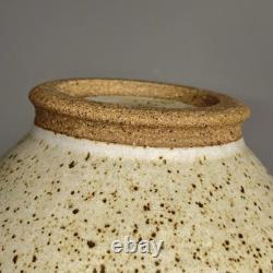 Jonathan Kaplan 1984 Signed Studio Pottery Stoneware Lidded Jar 8.5 Vintage