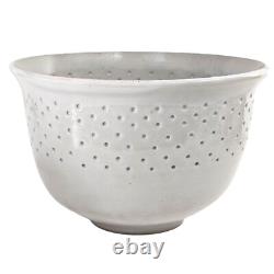 Joseph Hysong Vintage Studio Art Pottery Bowl Gray Rice Grain 7.5