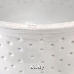 Joseph Hysong Vintage Studio Art Pottery Bowl Gray Rice Grain 7.5