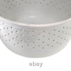 Joseph Hysong Vintage Studio Art Pottery Bowl Gray Rice Grain 7.5