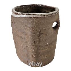 Joseph Hysong Vintage Studio Art Pottery Stoneware Vessel Vase 5.5