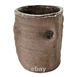 Joseph Hysong Vintage Studio Art Pottery Stoneware Vessel Vase 5.5