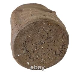 Joseph Hysong Vintage Studio Art Pottery Stoneware Vessel Vase 5.5