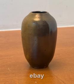 Jugtown Chinese Egg Studio Art Pottery Weed Pot Vessel Vase Bowl Vtg Owens Mcm