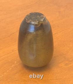 Jugtown Chinese Egg Studio Art Pottery Weed Pot Vessel Vase Bowl Vtg Owens Mcm