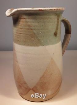 Karen Karnes, Jug, Vase, Vintage Studio Pottery, KK Mark, 17.8cm