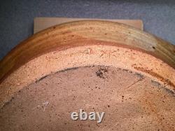 Karen Karnes Signed Studio Pottery with Lid Vintage Stoneware Tall 7 1/2 Rare
