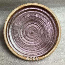 Karen Karnes Signed Studio Pottery with Lid Vintage Stoneware Tall 7 1/2 Rare