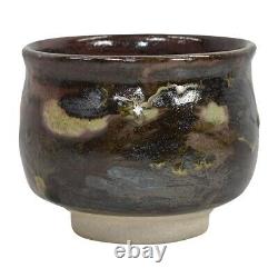 Ken Ferguson Studio Art Pottery Hand Made Marbleized Ceramic Tea Cup Bowl