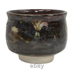 Ken Ferguson Studio Art Pottery Hand Made Marbleized Ceramic Tea Cup Bowl