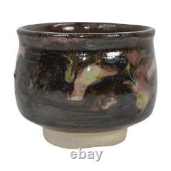 Ken Ferguson Studio Art Pottery Hand Made Marbleized Ceramic Tea Cup Bowl