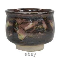 Ken Ferguson Studio Art Pottery Hand Made Marbleized Ceramic Tea Cup Bowl