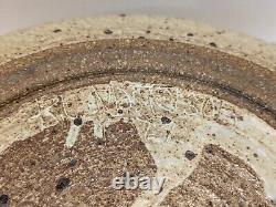 LARGE Vintage 1971 Richard Masterson Studio Art Pottery Bowl Signed