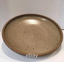 LARGE Vintage 1971 Richard Masterson Studio Art Pottery Bowl Signed