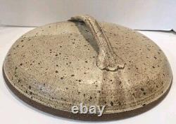 LARGE Vintage 1971 Richard Masterson Studio Art Pottery Bowl Signed