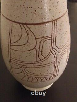 Lapid Israel Mid Century Handcrafted Carafe Vase approximately 7.3 Nice