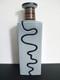 Lapid Israel Pottery Mid Century Inlaid 14 Tall Blue 3D Rope VTG Speckled Sign