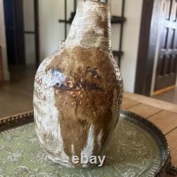 Large 11 X 7.5 Signed Vintage 1977 Studio Pottery Asymmetric Vessel