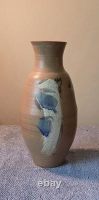 Large 16 Vintage Cunningham Studio Pottery Floor Vase-Hand-Signed and Numbered Large 16 Vintage Cunningham Studio Pottery Floor Vase-Hand-Signed and Numbered