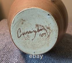 Large 16 Vintage Cunningham Studio Pottery Floor Vase-Hand-Signed and Numbered