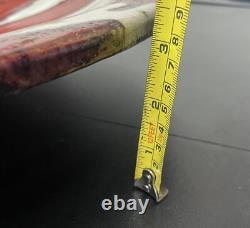 Large 20 Monumental Studio Pottery Bowl starburst Union Jack inspired