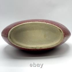 Large VTG Handmade Studio Pottery Art Vase Open Center Ceramic Sculpture Vessel