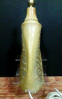 Large Vintage Bernard Rooke Lamp Base. MID Century Modern Stoneware