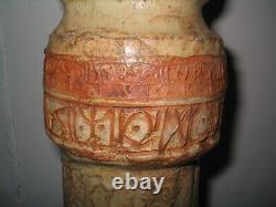 Large Vintage Early Bernard Rooke Lamp Base Studio Pottery