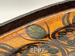 Large Vintage THOMAS TOFT MID CENTURY DANISH POTTERY BOWL STUDIO MODERN TRAY 16
