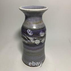 Large Vtg Richard Peeler Studio Pottery Vase Indiana Potter