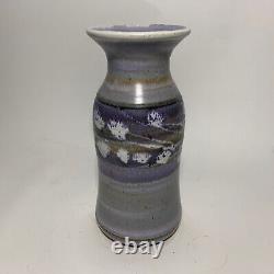 Large Vtg Richard Peeler Studio Pottery Vase Indiana Potter