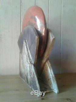 Large vintage'Brighton Studio' art pottery abstract sculpture