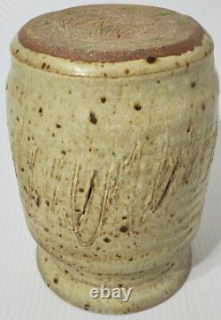 Late 1970's Studio Pottery Canister New Mexico Artist Elizabeth Birge