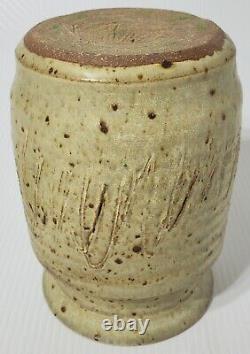 Late 1970's Studio Pottery Canister New Mexico Artist Elizabeth Birge